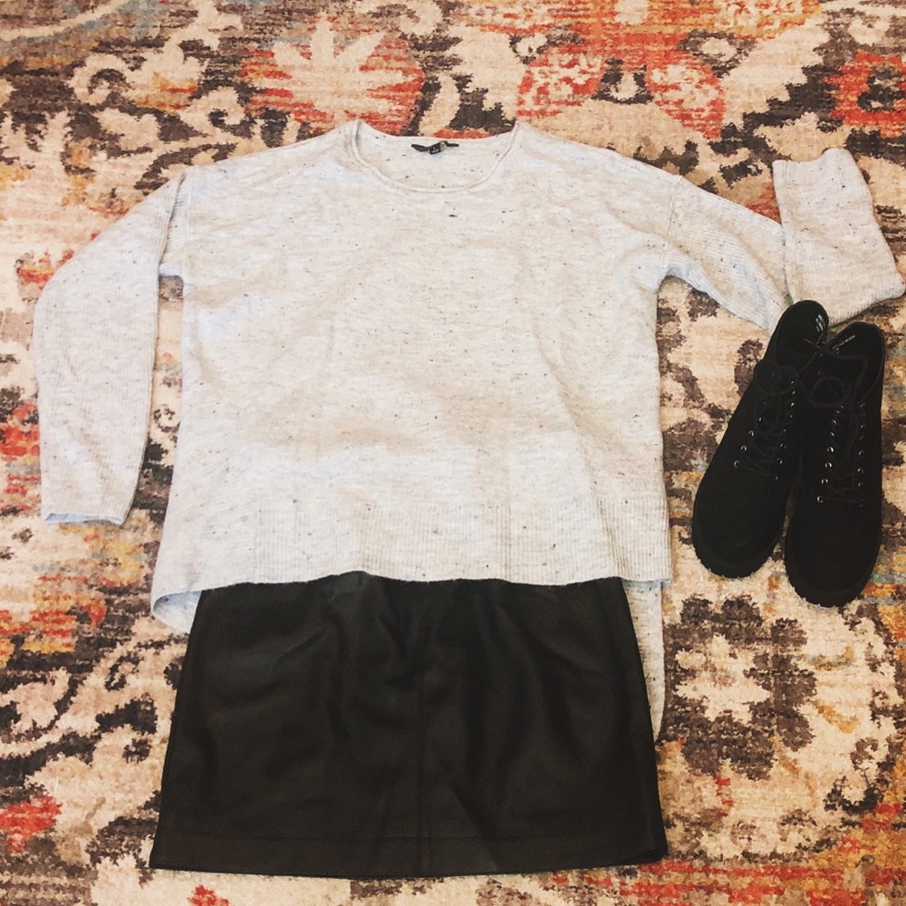 Gray Oversized Sweater